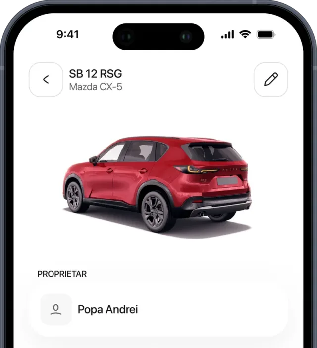 Asigurare auto în aplicația Reasig